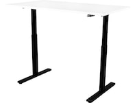 Kenson Compact 2 elektriskt höj-/sänkbord 200x80 - svart/vit Skrivbord