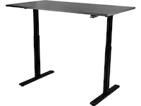 Kenson Compact 2 elektriskt höj-/sänkbord 180x80 - svart/svart Skrivbord