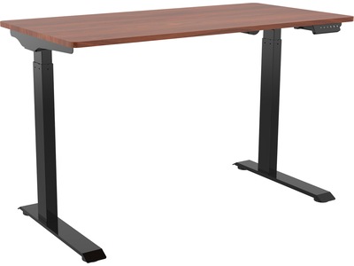 Ergonomisk höj och sänkbart skrivbord E-Zee med motor - valnöt Skrivbord Ergonomisk höj och sänkbart skrivbord E-Zee med motor - valnöt Skrivbord