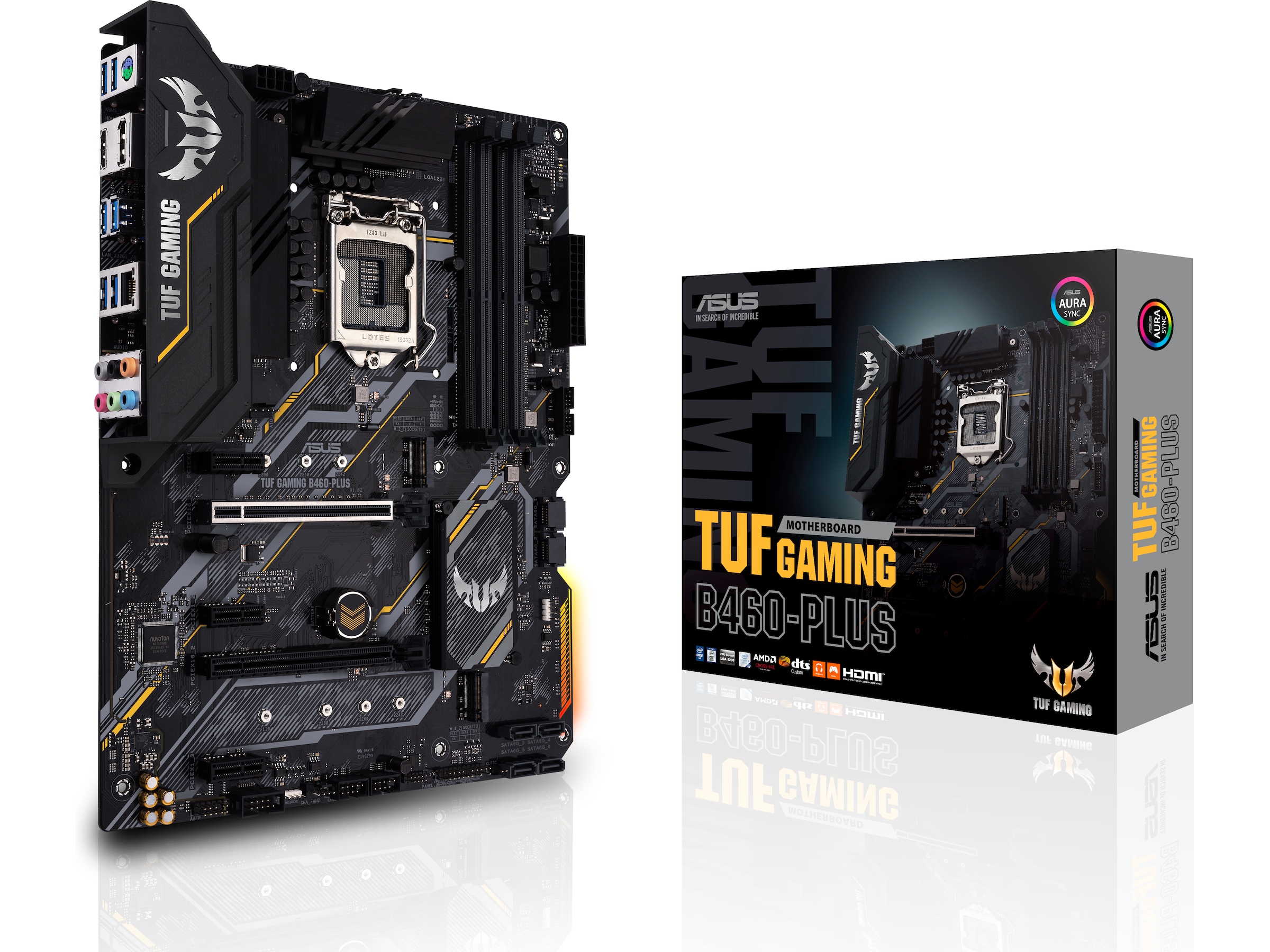 ASUS TUF B460-PLUS GAMING moderkort Intel Socket ASUS TUF B460-PLUS GAMING moderkort Intel Socket