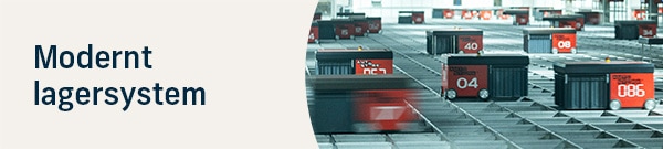 Modernt lagersystem Modernt lagersystem