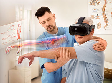 HTC Focus VR-headset för sjukvården