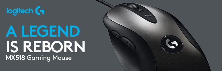 Logitech MX518 banner - A Legend is Reborn Logitech MX518 banner - A Legend is Reborn
