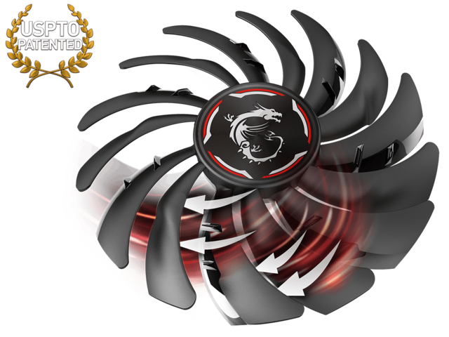 Ikoniska MSI TORX-fläkten Ikoniska MSI TORX-fläkten