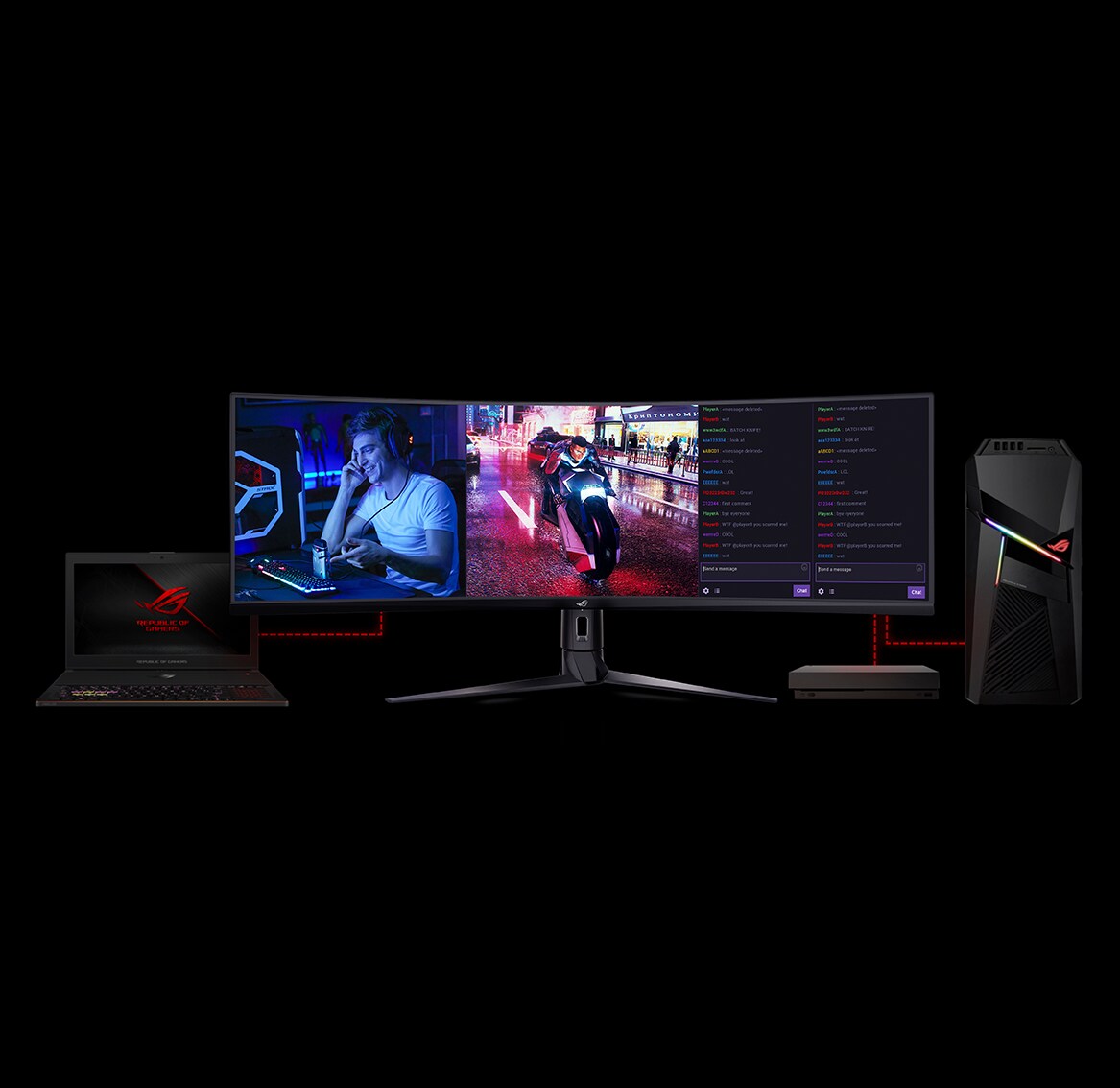 Asus 49" LED ROG Strix XG49VQ Asus 49" LED ROG Strix XG49VQ