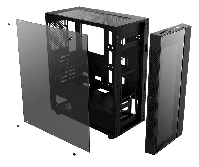Dual 4mm tempered glass Dual 4mm tempered glass