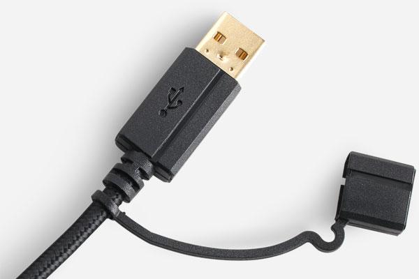 Braided removable cable