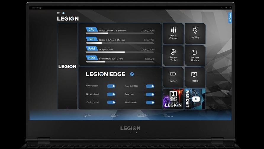 Lenovo Legion Y540 15,6" FHD Lenovo Legion Y540 15,6" FHD