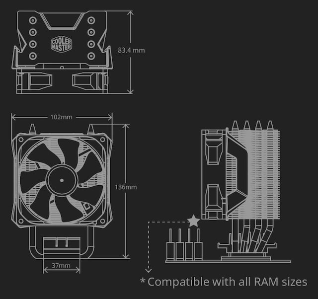 Cooler Master Hyper H410R RGB