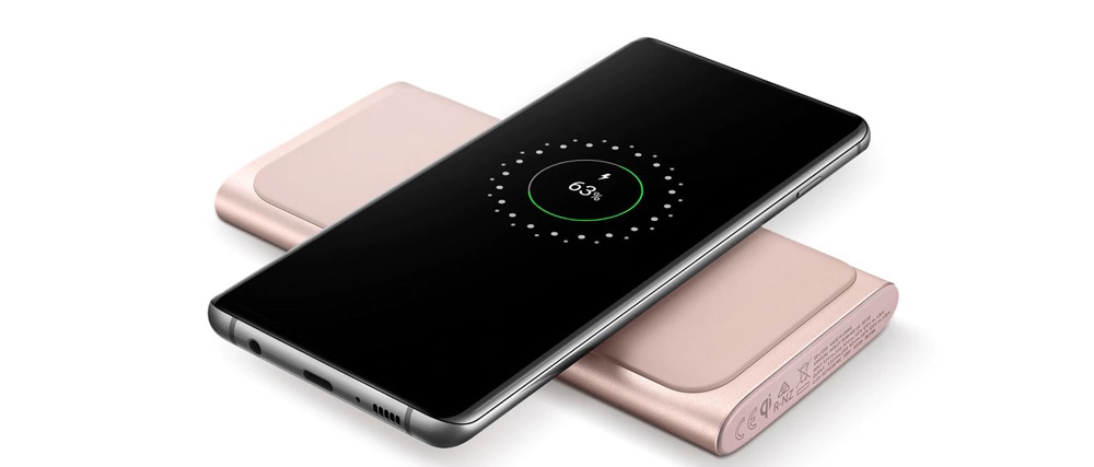 Telefon på trådløs lader