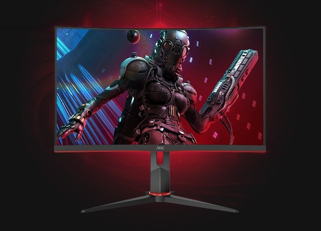 AOC 27" Curved gaming monitor CQ27G2U/BK AOC 27" Curved gaming monitor CQ27G2U/BK