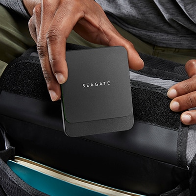 An External SSD An External SSD