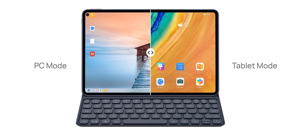 PC mode versus Tablet mode PC mode versus Tablet mode