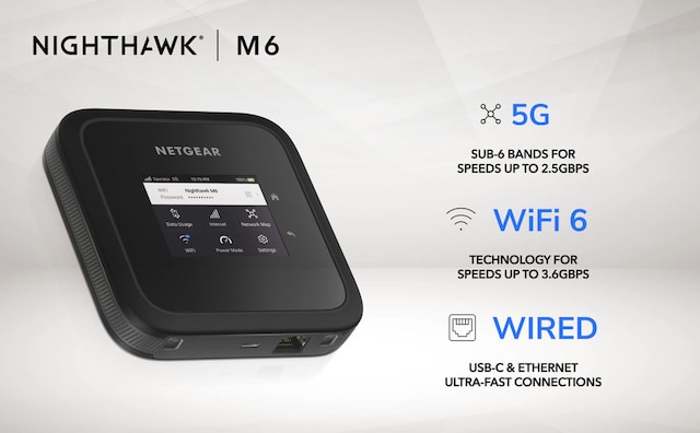 NETGEAR Nighthawk M6 5G Mobile Router NETGEAR Nighthawk M6 5G Mobile Router