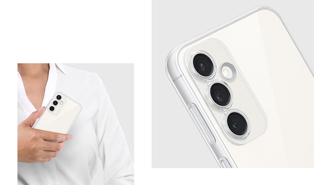 Samsung Galaxy S23 FE genomskinligt fodral