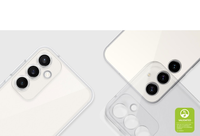 Samsung Galaxy S23 FE genomskinligt fodral