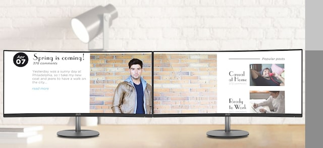 MSI 34" böjd bildskärm PRO MP341CQ